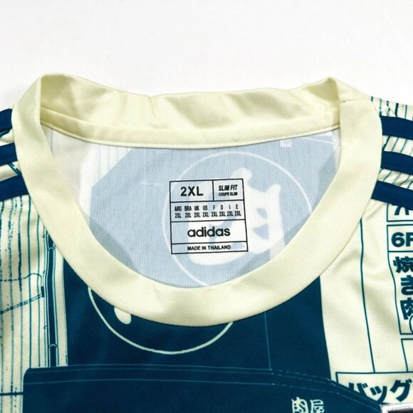 Adidas Japan JFA Tokyo Graphic Jersey 2XL Soccer Shirt 2023 Cityscape Slim Fit - Picture 4 of 8